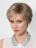 CLOSE by ELLEN WILLE in DARK SAND MIX 12.20.22 | Lightest Brown and Light Strawberry Blonde and Light Neutral Blonde Blend
