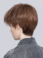 BEAT by ELLEN WILLE in CHOCOLATE ROOTED 830.6 | Medium Brown Blended with Light Auburn, and Dark Brown blends with Shaded Roots
