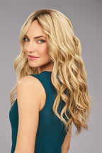 Brenna blonde wig side2