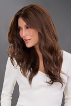 easiPart T 18" brunette hair topper