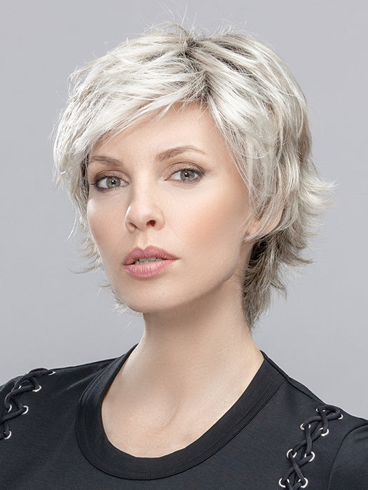 FLIP MONO by ELLEN WILLE in SNOW MIX 60.56.58 | Pearl White, Lightest Blonde, and Black/Dark Brown with Grey Blend