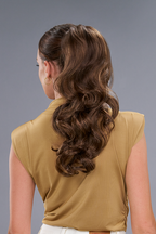 Foxy brunette ponytail extension