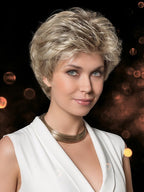 CHARME SOFT by ELLEN WILLE in CHAMPAGNE ROOTED 24.22.14 | Lightest Ash Blonde and Light Neutral Blonde with Medium Ash Blonde Blend and Shaded Roots
