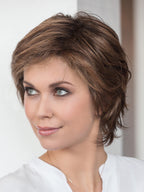 FAME SOFT by Ellen Wille in MOCCA ROOTED 830.27.12 | Medium Brown Blended with Light Auburn and Dark Strawberry Blonde with Lightest Brown Blend and Shaded Roots