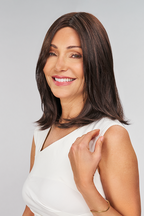 Harper brunette bob wig main