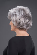 Hillary grey wig back