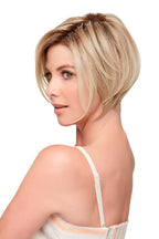 Ignite blonde wig side