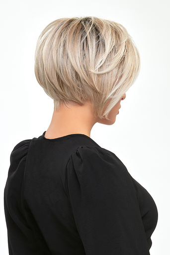 Ignite Petite blonde wig back