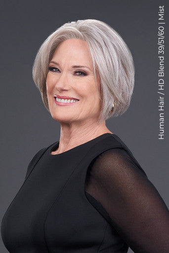 Ignite Human Hair grey wig main