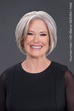 Ignite Human Hair grey wig alt