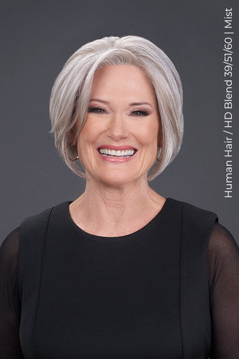 Ignite Human Hair grey wig alt