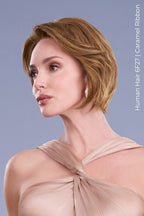 Ignite Human Hair brunette wig alt2