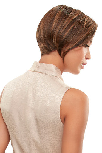 Ignite brunette wig side