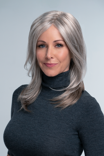 Julia grey wig