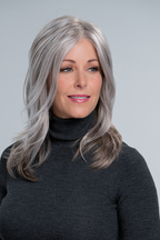 Julia grey wig