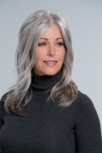 Julia grey wig