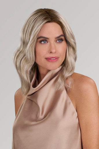 Maya blonde wig side