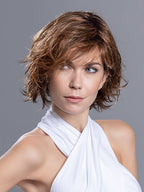 NIGHT by ELLEN WILLE in HAZELNUT ROOTED 830.28.6 | Medium Brown blended with Light Auburn, Ligth Copper Red and Dark Brown Blend with Shaded Roots