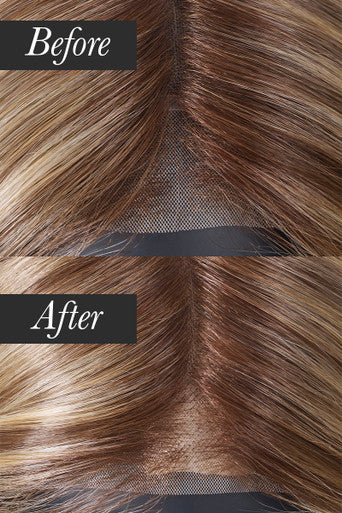Part Perfect Scalp Tape before & after