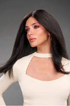 Pheonix brunette wig side
