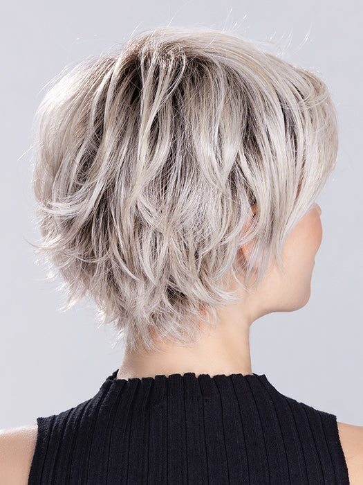 RELAX by ELLEN WILLE in METALLIC BLONDE ROOTED 60.101.51 | Pearl White, Pearl Platinum with Dark and Lightest Brown and Grey Blend with Shaded Roots