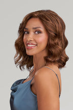 Scarlett-Large brunette wig side