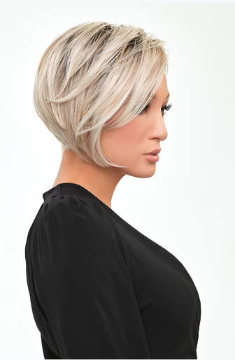 Ignite Petite blonde wig side