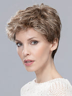 SUN MONO by ELLEN WILLE in DARK SAND ROOTED 12.20.9 | Lightest Brown blended with Light Honey and Medium Warm Brown Blend and Shaded Roots