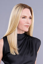 Top Trend Lace HD Straight 18" blonde topper side