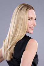 Top Trend Lace HD Straight 18" blonde topper back