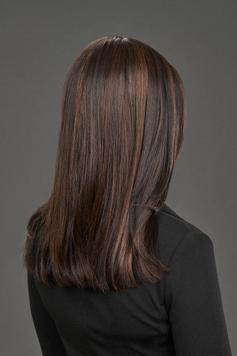 Top Trend Lace HD Straight 18" brunette topper back