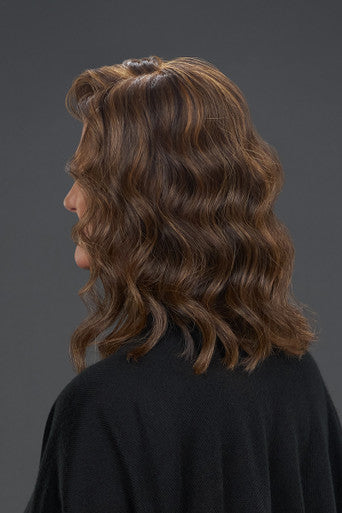 Top Trend Lace HD Wavy 14" brunette topper back