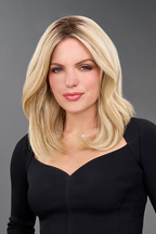 Top Comfort blonde human hair topper