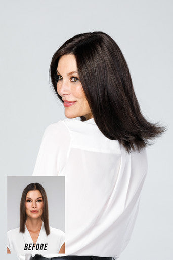 Top Coverage 12" synthetic hair topper