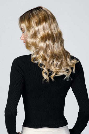 Top Coverage Wavy 12" blonde hair topper