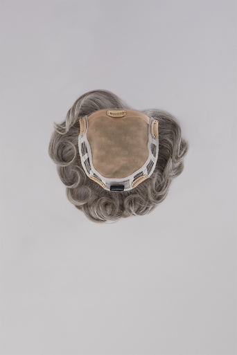 Top Crown synthetic hair topper flat lay