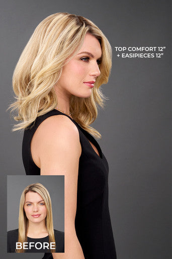 Top Flex blonde hair topper