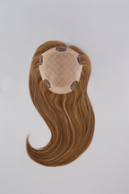 Top Form French 18" human hair topper flat lay