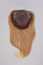 Top Smart 18" Human Hair topper flat lay