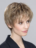 VISION MONO by ELLEN WILLE in DARK SAND ROOTED 12.14.20 | Lightest Brown and Medium Ash Blonde with Light Strawberry Blonde Blend with Shaded Roots
