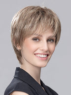 VISION MONO by ELLEN WILLE in DARK SAND ROOTED 12.14.20 | Lightest Brown and Medium Ash Blonde with Light Strawberry Blonde Blend with Shaded Roots