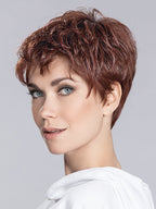 YOKO by ELLEN WILLE in CHERRY RED ROOTED 133.33 | Red Violet with Dark Auburn Blend and Shaded Roots