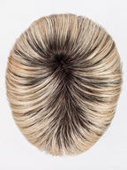 BISQUIT BLONDE ROOTED 20.25.6 | Light Strawberry Blonde and Lightest Golden Blonde blended with Dark Brown and Shaded Roots