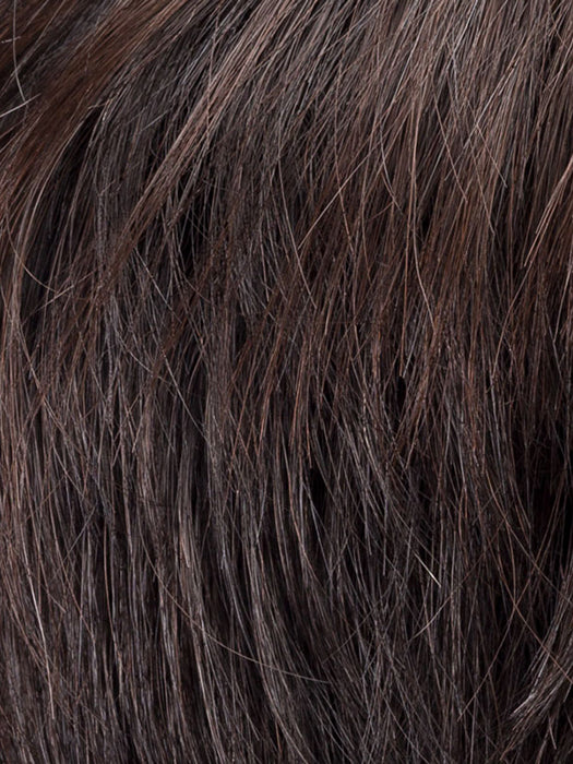 ESPRESSO LIGHTED 2.6.8 | Black/Dark Brown Blend with Medium Brown Highlights Throughout and Concentrated in the Front with Shaded Roots