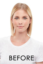 Before easiPart XL French 8" blonde hair topper