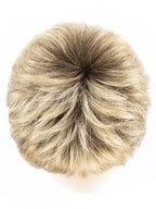 BAHAMA BEIGE SHADED 24.22.16 | Lightest Ash Blonde and Light Neutral Blonde with Medium Blonde Blend and Shaded Roots