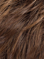 CHOCOLATE ROOTED 830.27.6 | Dark/Medium Brown blended with Light Auburn and Dark Strawberry Blonde and Shaded Roots