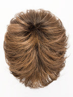CHOCOLATE ROOTED 830.27.6 | Dark/Medium Brown blended with Light Auburn and Dark Strawberry Blonde and Shaded Roots