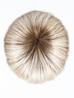 LIGHT CHAMPAGNE ROOTED 23.24.25 | Lightest Pale Blonde and Lightest Ash Blonde with Lightest Golden Blonde Blend and Shaded Roots
