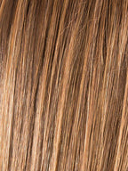 MOCCA ROOTED 830.12.27 | Medium Brown Blended with Light Auburn, Lightest Brown, and Dark Strawberry Blonde Blend with Shaded Roots